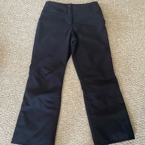 Ladies Obermeyer black ski pant.
